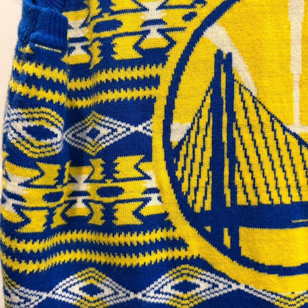 X-Treme Warriors Ugly Knit Sweater Vest Men's UNISEX large NBA Fan Gear